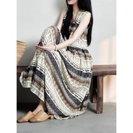 Dress Long Dress Bohemian Style Vest Dress
