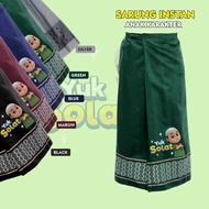 ART F34C Instant Sarong for Boys with Prayer Font Characters for Ages 2 to 7 Years