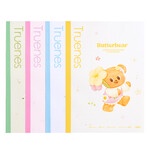 BBสมุดปกอ่อน A5 ลายหมีเนย 4 สี No.HY235 1x4