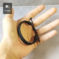 YTNA - Cool Aesthetic Paracord Men's Rope Bracelet Black 4mm 550Lbs Brecelet G8 Bracelet Men Bracele