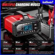 [Lzdhuiz1] High Power Car Battery Maintainer Portable Fast Charger with LCD for Lead AGM GEL EFB CA 