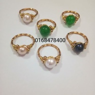 💖CINCIN SUASA ORIGINAL MUTIARA ASLI &amp; BATU JED ASLI SABAH