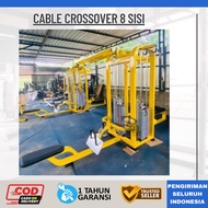 Alat Olahraga Fitness Cable Crossover 8 Sisi Custom