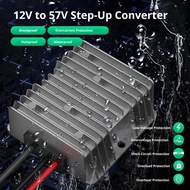 12V/24V to 57V 4.5A Step Up Power Supply, 12V to 57V DC Boost Converter with 3rd Gen Mini DC Male Co