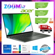 ACER SWIFT 5 SF514-55TA-79WS 14" FHD TOUCH LAPTOP MIST GREEN (I7-1165G7 , 16GB , 512GB SSD , IRIS XE