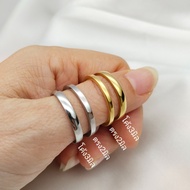 name4gift แหวนไม่ลอกไม่ดำ แหวนราคาถูก แหวนแต่งงาน แหวนเกลี้ยง แหวนสแตนเลส  แหวนเลส แหวนเงิน แหวน  ring stainless steel 316L ring แหวนผู้หญิง แหวนทอง