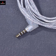 3.5MM 2PIN In Ear Wired Earphones KZ Silver Plated KZ Earphones Cables Upgrade Cable With Microphone