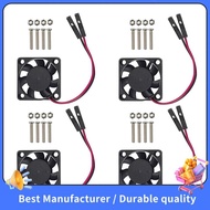 【NEW】4PCS Brushless CPU Cooling Fan Heatsink Cooler Radiator 3.3V 5V for Raspberry Pi4 Pi3 B+, Pi 3,