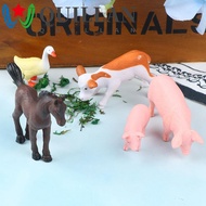 QUILLAN Figurines Horse Sheep Farmland Worker Animal Model Home Decor Pig Fairy Garden Ornaments