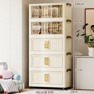 Others - 免安裝可移動折疊式收納櫃 家用廚房臥室置物櫃 零食儲物櫃