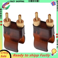 Professional Erhu String Adjusters(2pcs), Brass Fine Tuners for Precise Erhu Tuning-Music Instrument