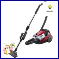 เครื่องดูดฝุ่นแบบกล่อง HITACHI CV-SE22V BREBAGLESS VACUUM CLEANER HITACHI CV-SE22V RED **ลดราคาจัดหนัก **