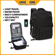 Uniqhome Upgraded 32L Waterproof Backpack Unisex Light Travel Cabin Bag bag Office Backpack