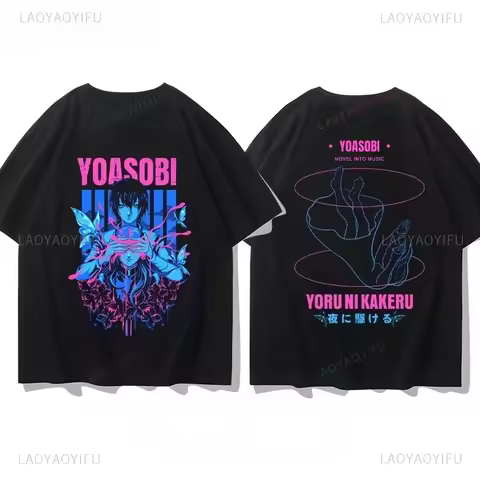 Japan YOASOBI Ikura Ayase Yoasobi Shirt Cheap Material Polyester Short Sleeve Tee Hot Sale Fashion P