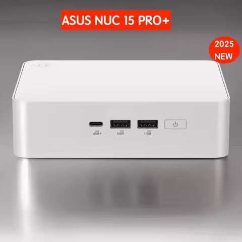 New ASUS NUC 15 Pro+ Mini PC NUC15CRSU9 Intel Core Ultra 9 285H, Dual HDMI,Thunderbolt 4 for Work,Ga