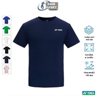 Basic men's and women's badminton sports shirt with logo across the chest, loose format, many cool c