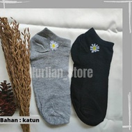 MATA Women's Short Socks Below the Ankle with Floral Pattern Suitable for Everyday Walking Sports