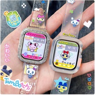 Clear Fresh Watch Strap Case Compatible For Apple Watch Strap Series10 9 8 7654321,SE Ultra2 iwatch 