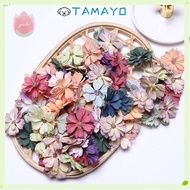TAMAYO 50PCS Artificial Daisy Flower Head 4.5CM Wedding Favor DIY Accessories Home Decor