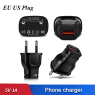 EOENKK EU US USB Wall Phone Charger 5V 1A Small USB Charger Power Adapte Mobile Network Charger for 