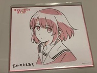 絕版 不起眼女主角培育法 加藤惠 限定預約特典 色紙 英梨梨 學姐