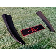Mercedes Benz W204 W205 C43 C63 Carbon fiber rear bumper side splitter lip skirt diffuser bodykit bo