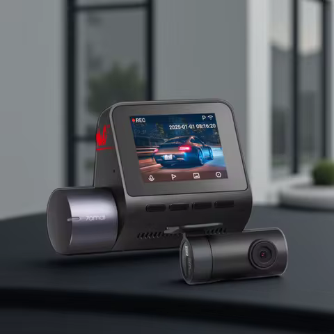 New 70mai Dash Cam A410 1440P 2.5K Image F1.55 Dual-Channel Supported GPS Night Vision 24H Parking U