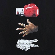 เสื้อยืดแขนสั้นคอกลมลายพิมพ์ด้วยมือแบบเกษียณสำหรับผู้ชาย, ฤดูร้อน