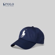 Polo Ralph Lauren หมวกผู้ชาย Big Pony Chino Ball Cap รุ่น MAPOHGS0J420231 สีฟ้า