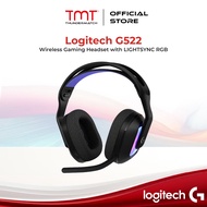 Logitech G522 wireless gaming headset with LIGHTSYNC RGB