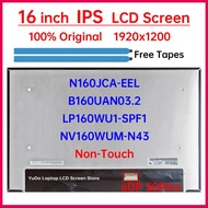 16" LCD Screen NV160WUM-N43 B160UAN03.2 LP160WU1-SPF1 For Lenovo IP 5 Chrome 16IAU7 Type 82V9 Displa