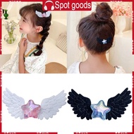 WIN Fashionable Hairpin Cute Wing Hair Clip Star Hairpin Wing Hair Barrette Perfect Hair Accessory S