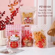 Chinese New Year Plastic Clip PZ15513 Zipper/ Ziplock Bag PZ155