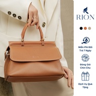 RION Grained Leather Women's Handbag, Soft High Elastic Leather Crossbody Bag ELVA Collection CS27