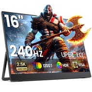 UPERFECT 16 inch 2.5K gaming portable monitor 240hz  display For SAMSUNG DEX PC Gaming Xbox PS4/5 la
