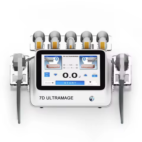 7D HIFU High Intensity Focused Ultrasound Machine SMAS Lifting Facial Body Skin Tightening Anti-Agin