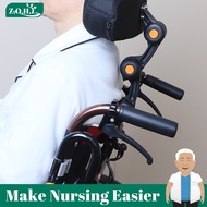 [In Stock] Universal Fixed Black Headrest for Wheelchairs Comfortable and Adjustable