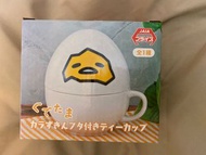 日本直送 蛋黃哥有耳茶杯連蓋 gudetama tea cup with hood cover lid