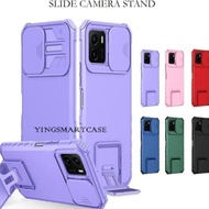 Case ROBOT MACARON STAND+SLIDE CAMERA FOR SAMSUNG A12/A10S/A22 4G/A22 5G/A33 5G/A53 5G/A72 4G/A73 5G