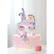 [READY STOCK]  Duffy & Friends Stella LinaBell Cake / CupCakes Topper Decoration Design