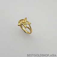 22k / 916 Gold Star Ring
