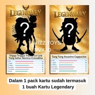 ANOMALI CARD - 1 Set of Anomali Brainrot Toys Tung Tung Sahur Cards - Children's Toys