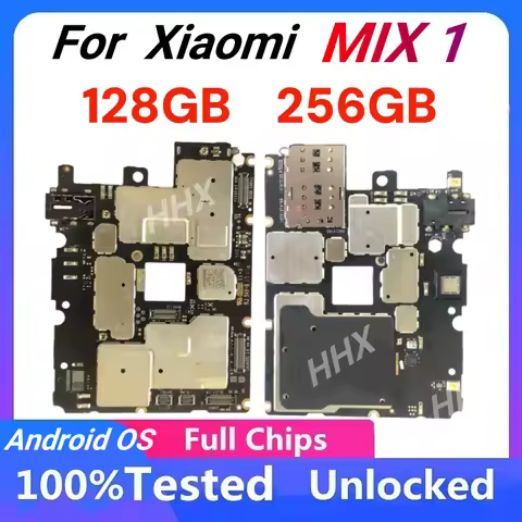 Original 128GB 256GB For Xiaomi MI Mix1 Motherboard Clean Replaced Mainboard Full Chips Logic Board 