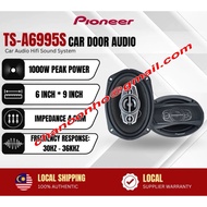 Pioneer 6"*9 inches 5Way Flush-Monunt Car Coaxial Speaker TS-A6995S 1000 WATT Door Audio Pintu Keret