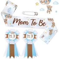 Kita Tidak Boleh Menunggu Lama Hiasan Baby Shower Set Sash Mom to Be Dad to Be, Sash Mommy to Be Ber