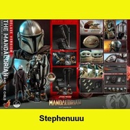 全新現貨 啡盒未開 1/4 Hottoys QS017 Mandalorian and The Child Set Deluxe Version 曼達洛人 豪華版 hot toys