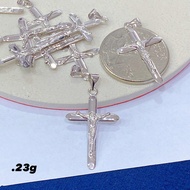 18K Saudi White Gold Pendant