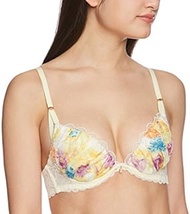 D'Amer 30630 Flower Shower Bra, yellow, 30D
