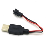 SBT31แบตเตอรี่ลิเธียม3.7V ติดตั้งแบตเตอรี่ปลั๊ก USB กับ Jst/sm/futaba สำหรับโดรนสายชาร์จแบตเตอรี่โดรน Quadcopter USB สายไฟสายไฟชาร์จแบตเตอรี่ลิเธียม RC USB ชาร์จ USB