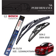 Bosch Advantage Quality Wiper PROTON GEN 2 2004-2010 1Pair (2Pcs) size : 21"/19" - Compatible with U-hook Tyre
